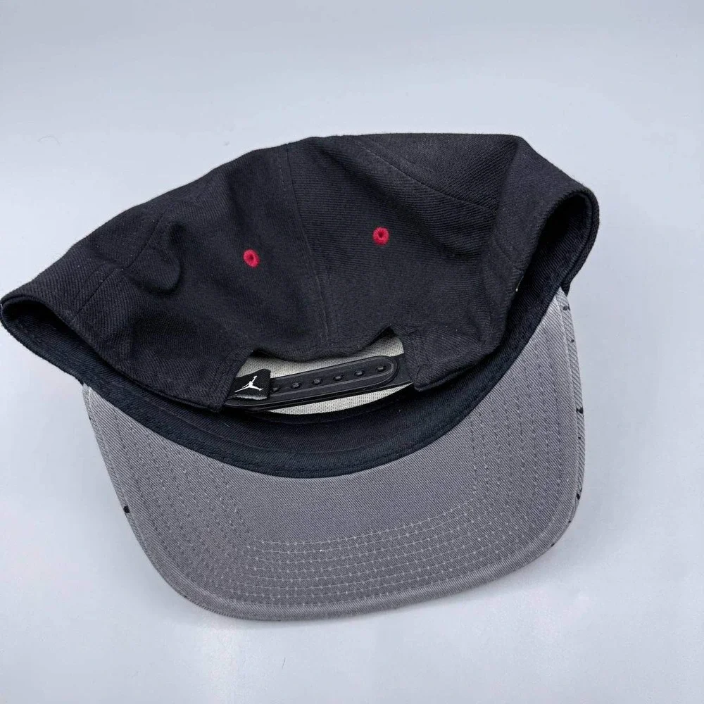 Air Jordan Flight Hat Men Black Gray Jumpman‎ Snap Back Cap